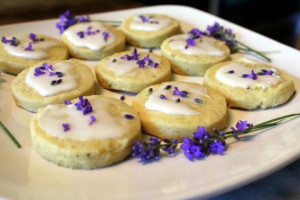 lavender shortbread cookies