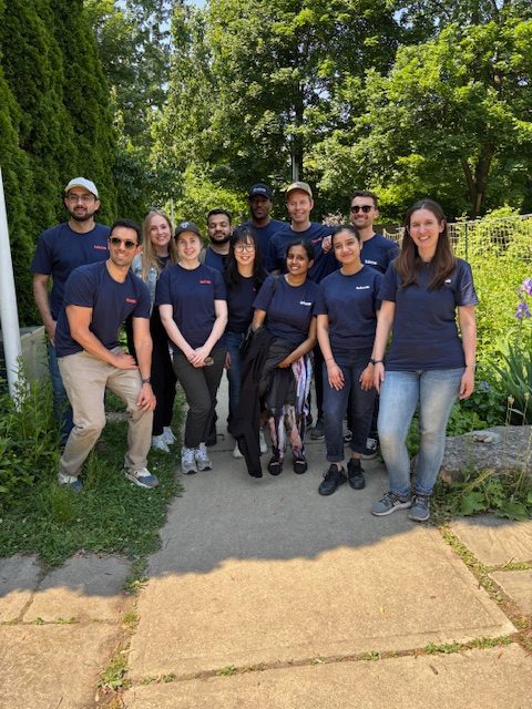 Volunteers from Tricon Residential on June 12, 2025